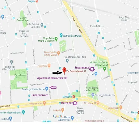 Апартаменты Maciachini M3 Милан